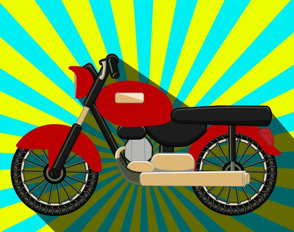 Motos à l'ancienne — Image vectorielle