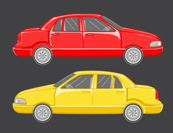 Vector de coches modernos — Archivo Imágenes Vectoriales