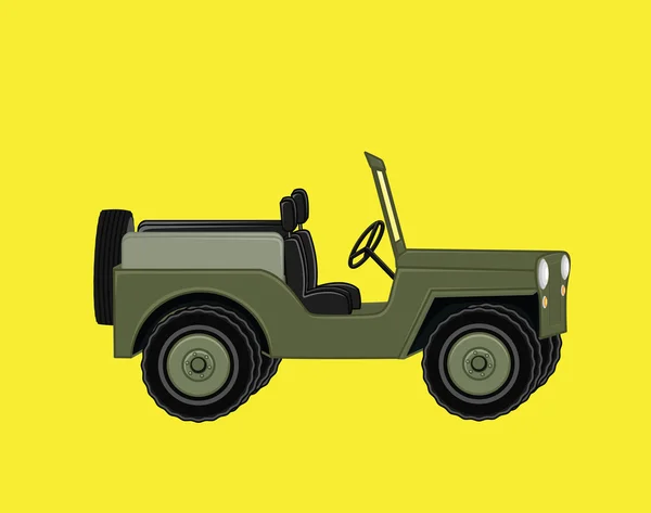 Cartoon jeep Vector Art Stock Images | Depositphotos