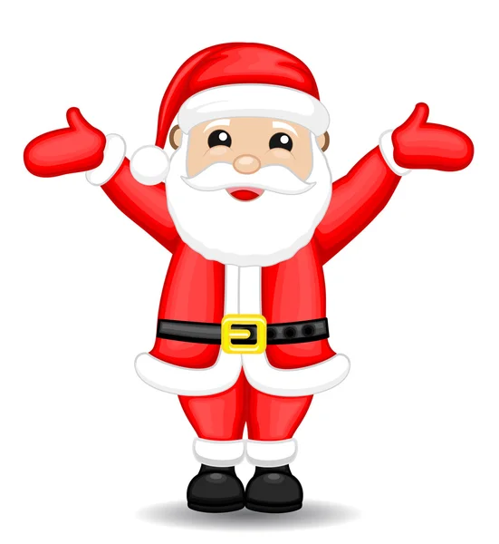 Joyful Santa Claus Expression — Stock Vector