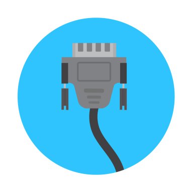 VGA konektörü simge vektör