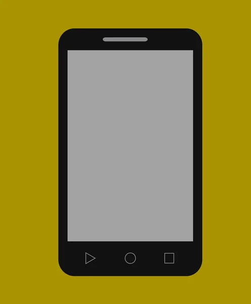 Smartphone forma vectorial — Vector de stock