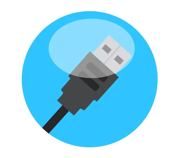 Usb vector icono — Archivo Imágenes Vectoriales