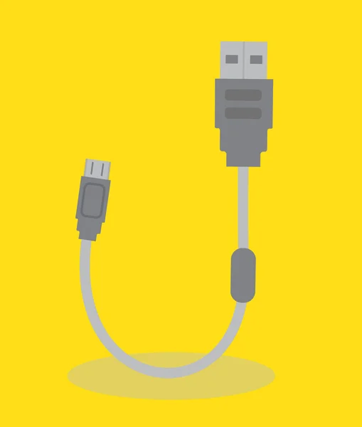 Conector USB a OTG — Archivo Imágenes Vectoriales