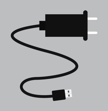 USB şarj cihazı vektör