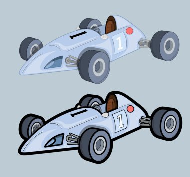 Formula 1 otomobil vektör tasarımları