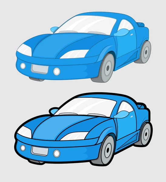 Dibujos animados diseños de coches — Vector de stock