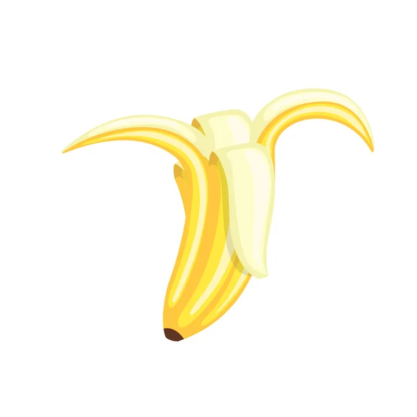 Banana peel vektor — Stock Vector