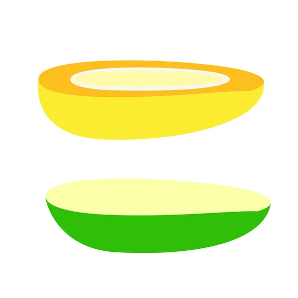 Mango Slices Vector — ストックベクタ