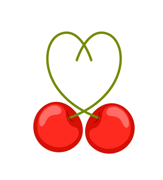 Favorite Fruit Cherry Vector — Διανυσματικό Αρχείο