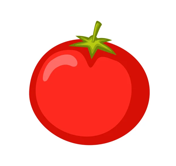 Roter Tomatenvektor — Stockvektor