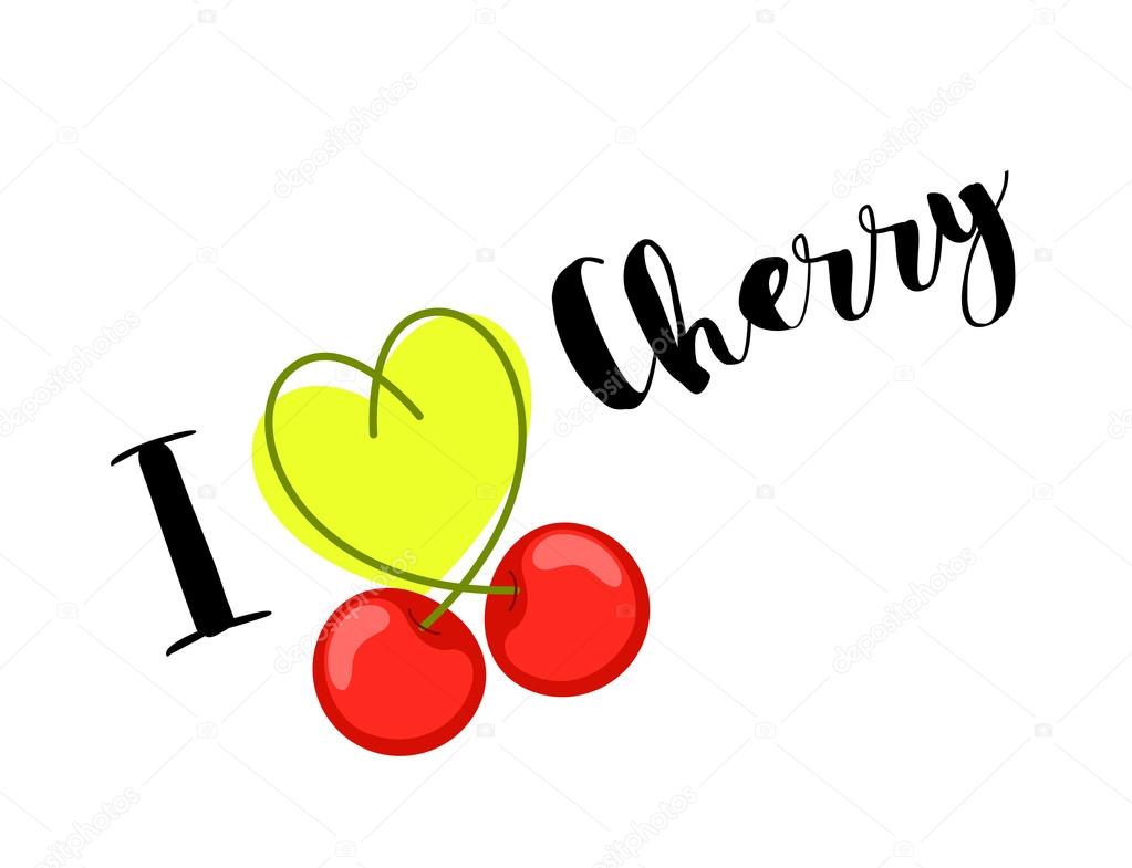 I Love Cherry Message