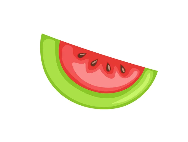 Parte de Watermelon Vector — Vetor de Stock