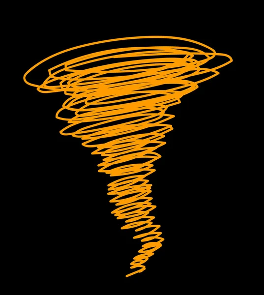 Scribble Cyclone Vector — Image vectorielle