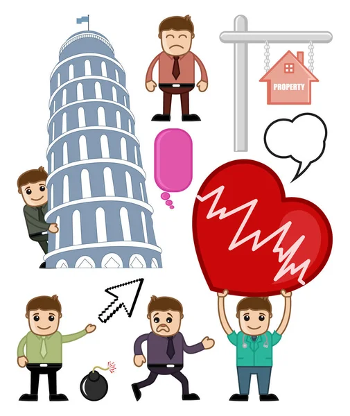 Cartoon People Activity and Travel Vector Illustration