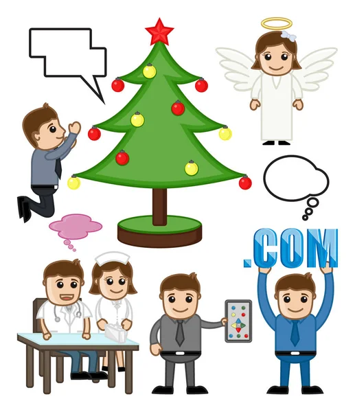 Holiday and People Profession Vector Illustration