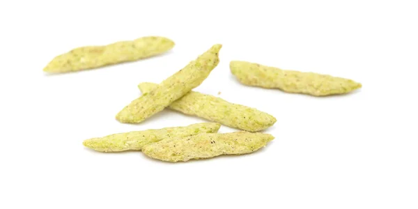 揚げ緑エンドウ豆の鞘のカリカリ スナック — ストック写真