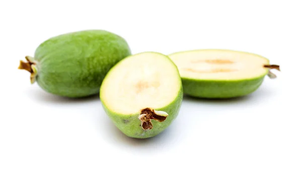 Groene feijoa fruit — Stockfoto