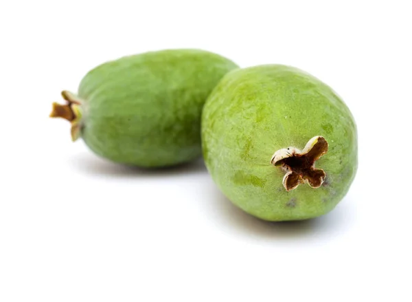Yeşil feijoa meyve — Stok fotoğraf