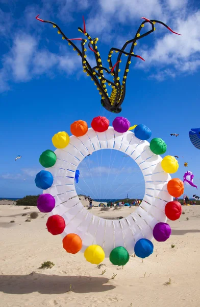 Drachenfest auf Fuerteventura — Stockfoto