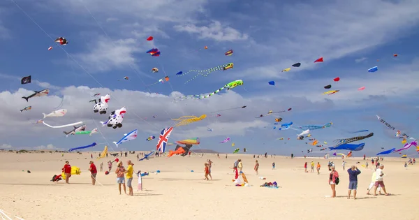 Fuerteventura Uçurtma Festivali — Stok fotoğraf