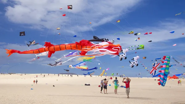 Fuerteventura Kite Fesztivál — Stock Fotó