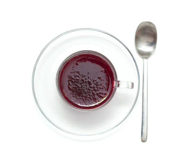 Porzione di gelatina di bacche individuale fatta in casa — Foto Stock