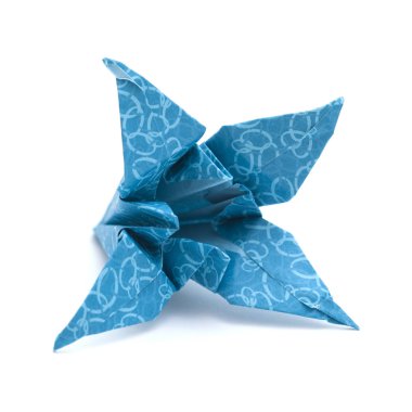 Origami lily modeli