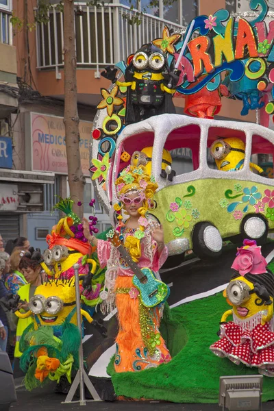 Desfile de Carnaval de Las PalmasChildren — Foto de Stock