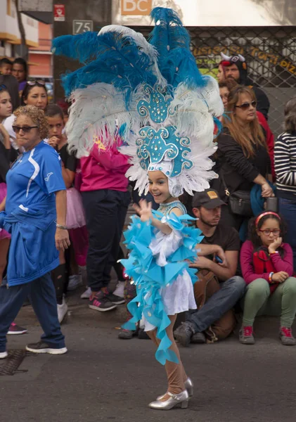 Las Palmas çocuklar karnaval geçit — Stok fotoğraf