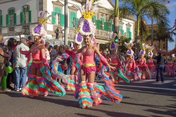 Las Palmas ana karnaval geçit — Stok fotoğraf