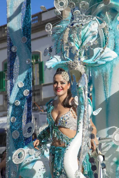 Parata principale del carnevale di Las Palmas — Foto Stock