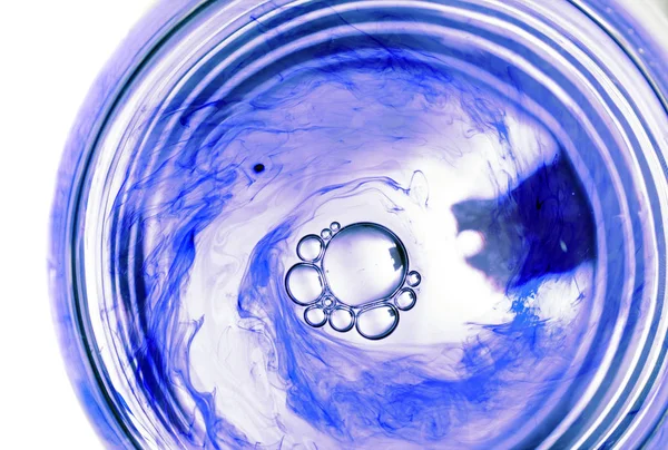 Ink in water spiral abstract — Stock Photo, Image