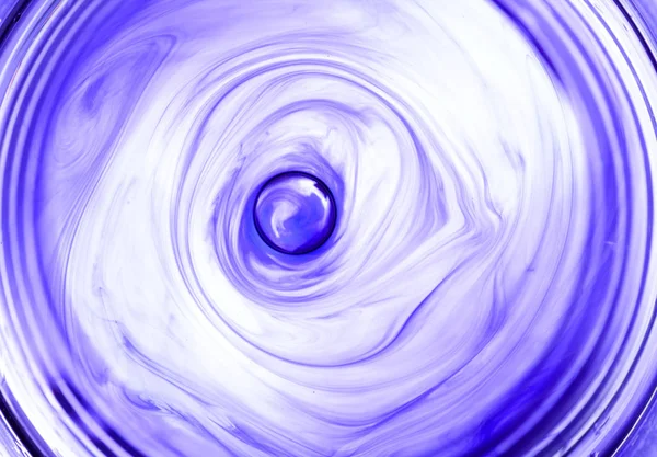 Ink in water spiral abstract — Stock Photo, Image