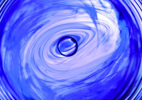 Tinta em espiral de água resumo — Fotografia de Stock