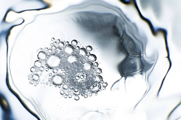 Moving water with air bubbles — Stock Photo, Image