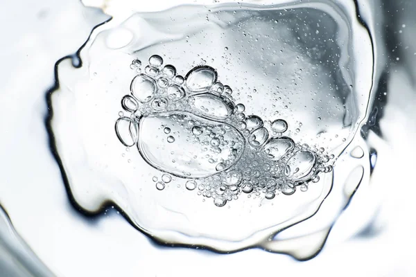 Moving water with air bubbles — Stock Photo, Image