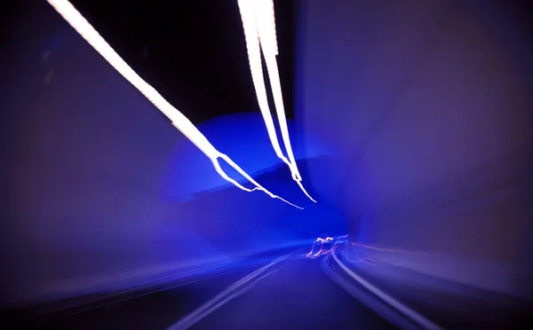 Moving through a tunnel — Stock Photo, Image