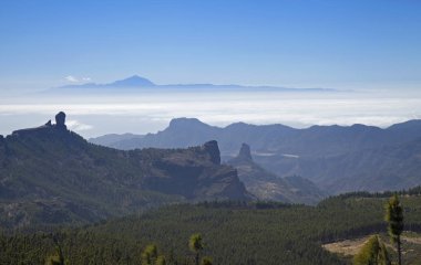Gran Canaria, view from Pico de Las Nieves