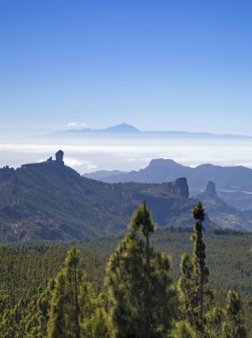 Gran Canaria, view from Pico de Las Nieves