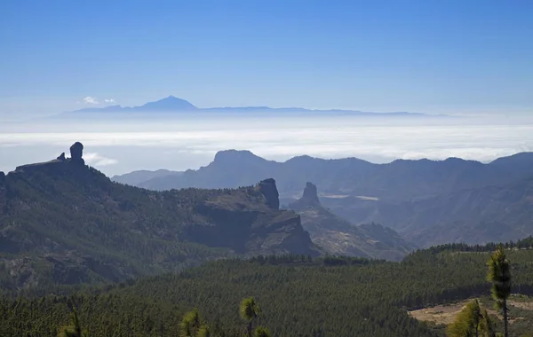 Gran Canaria, vista do Pico de Las Nieves — Fotografia de Stock