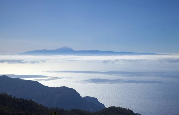 Final da tarde luz sobre Teide — Fotografia de Stock