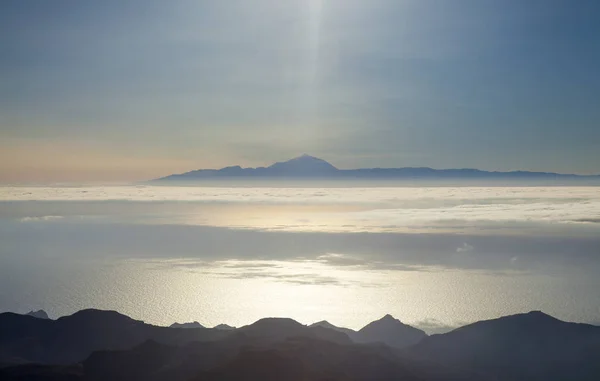 Luce del tardo pomeriggio sul Teide — Foto Stock