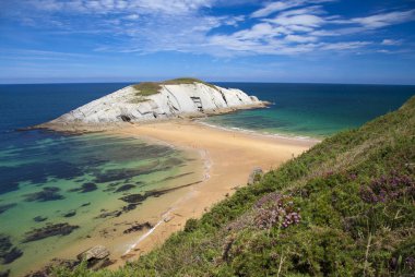 spectacular beach Playa de los Covachos, Cantabria