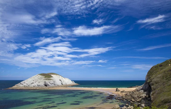 Espetacular praia Playa de los Covachos, Cantabria — Fotografia de Stock