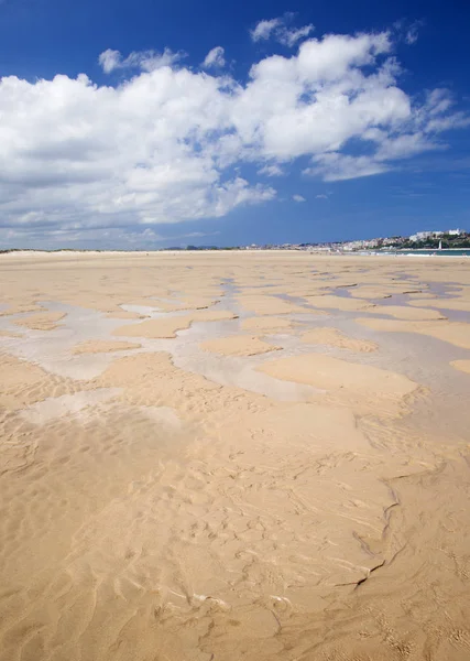 Wide expanse of sand at El Puntal — Stock Photo, Image