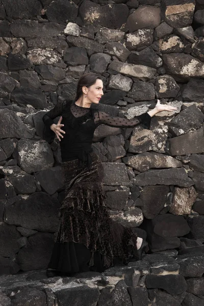 Flamenco in low-key — Stock Photo, Image