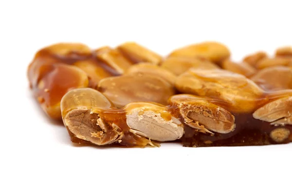 Tuurom bar of caramelised sugar and almonds — Stock Photo, Image