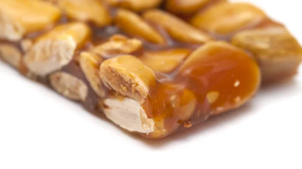 Turron 바 얹고 설탕과 아몬드의 — 스톡 사진