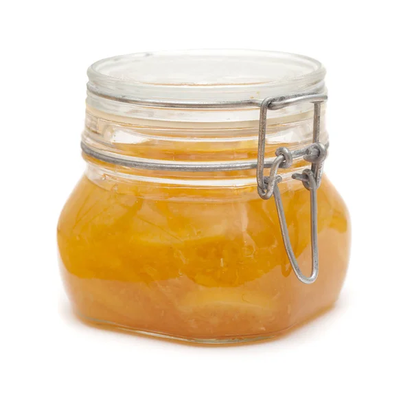 A jar of lemon marmalade — Stock Photo, Image